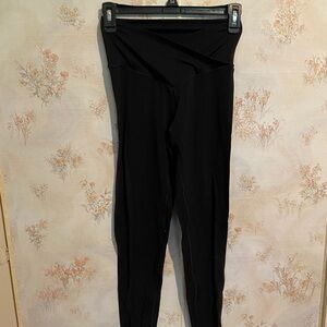 Aerie Black Crossover Leggings